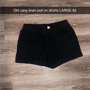Old Navy Women's High Waist Black Shorts